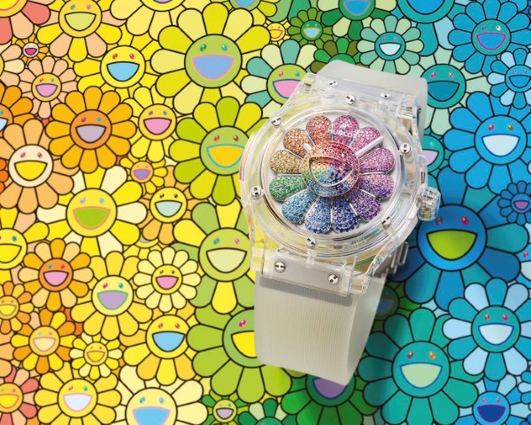 HUBLOT  村上隆太阳花X蓝宝石彩虹腕表