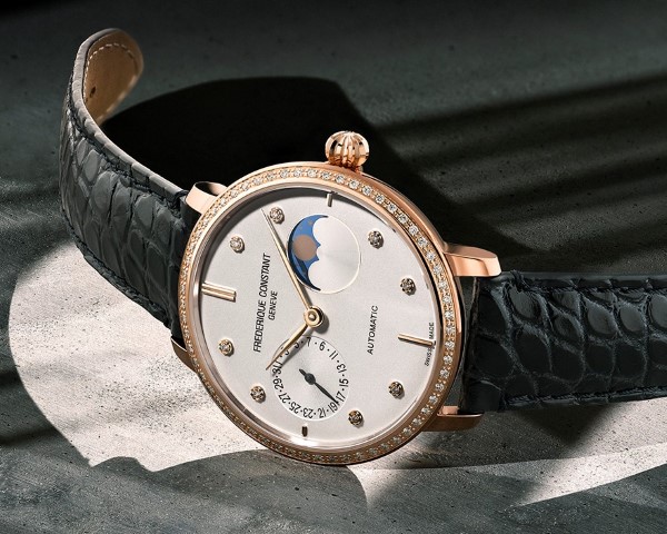 Frederique Constant  给女士的超薄月相