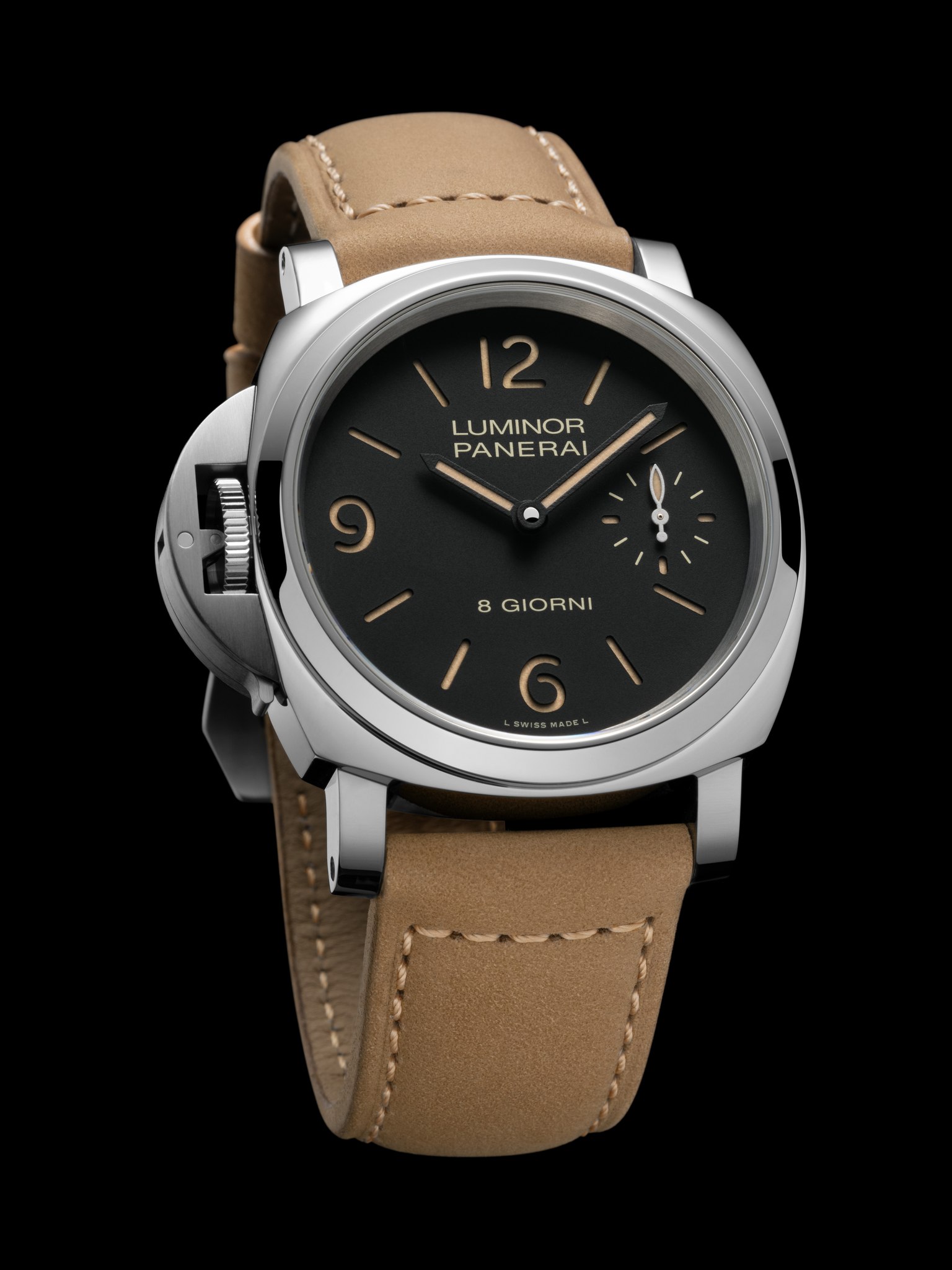 Panerai Luminor Destro Otto Giorni  經典左手版Panerai再現！