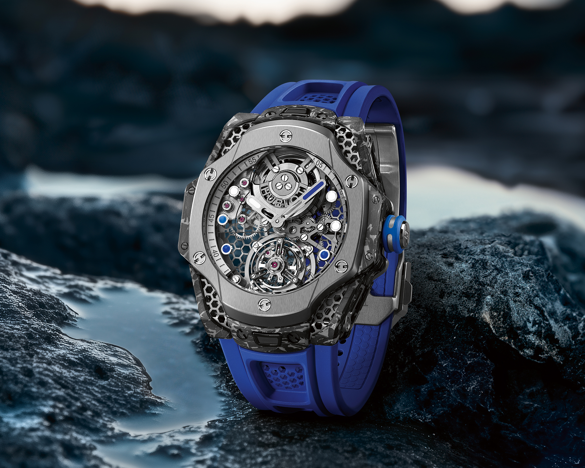 Hublot 宇舶表 BIG BANG SR_A by Samuel Ross 陀飛輪碳纖維腕表