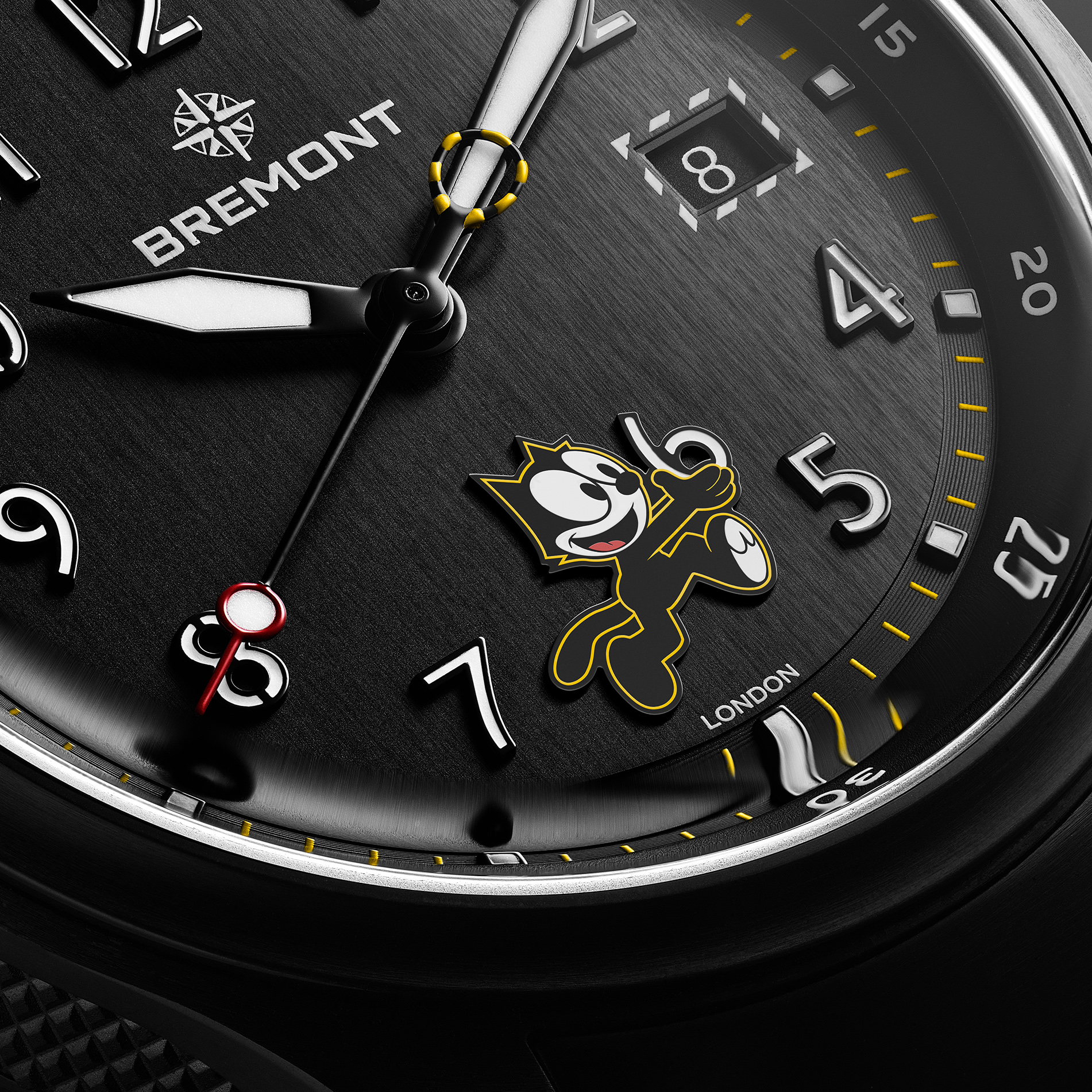 Bremont x Felix the Cat  “6”字給偷走了！