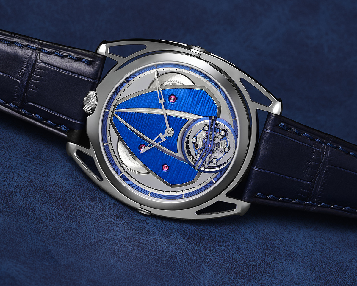 藍色鈦金屬之海：De Bethune DB28xs Sea Tourbillon