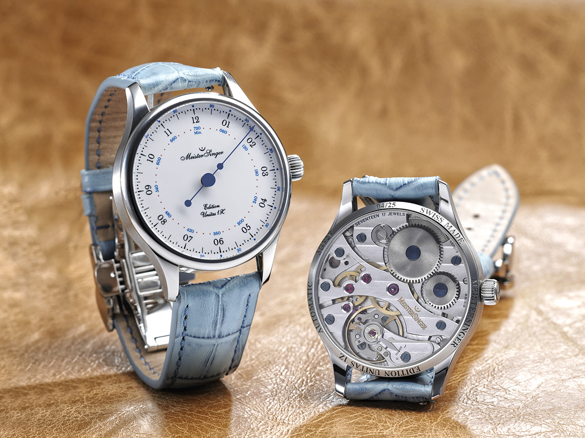 MeisterSinger Edition Unitas 1Z 25週年限量琺瑯單針腕錶