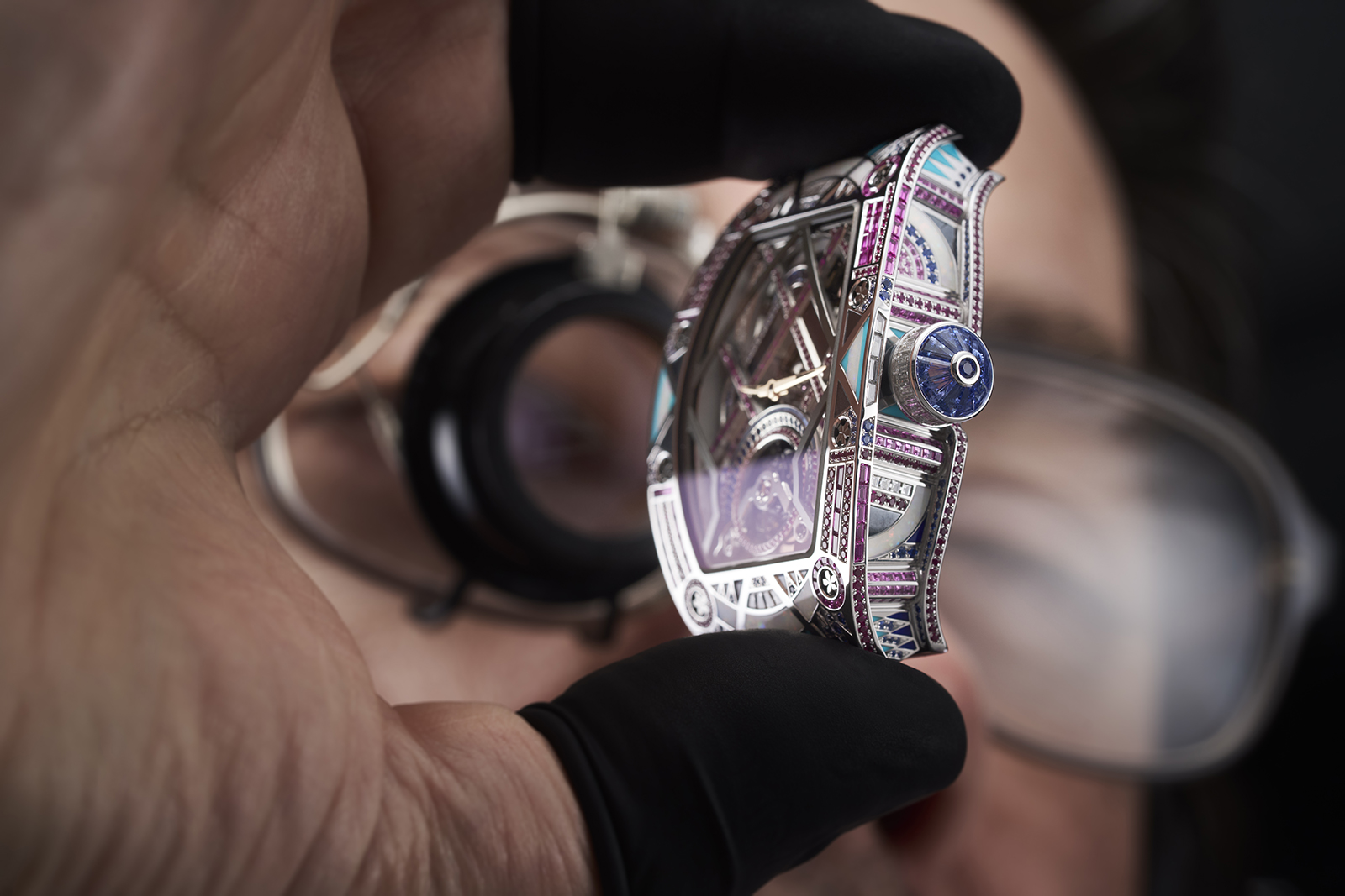 Richard Mille 四大色系12枚孤品的工藝宣言